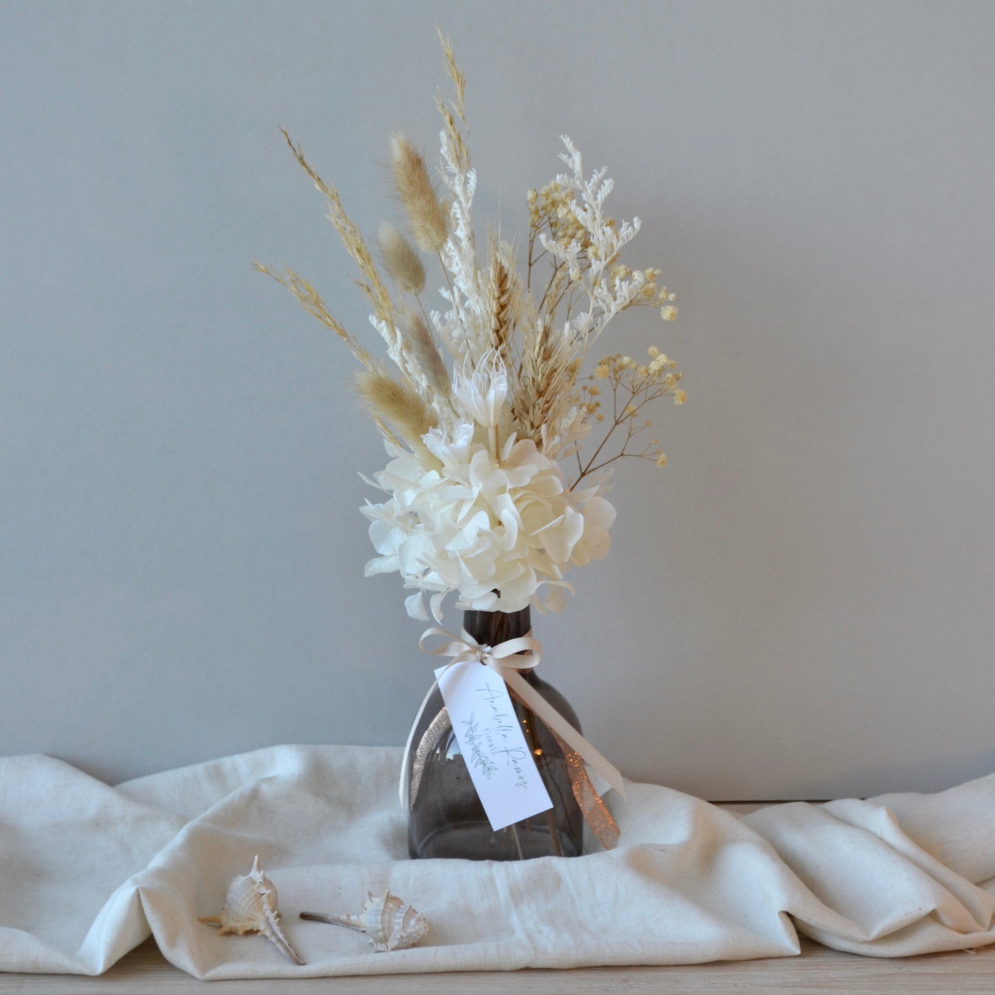 White floral bottle