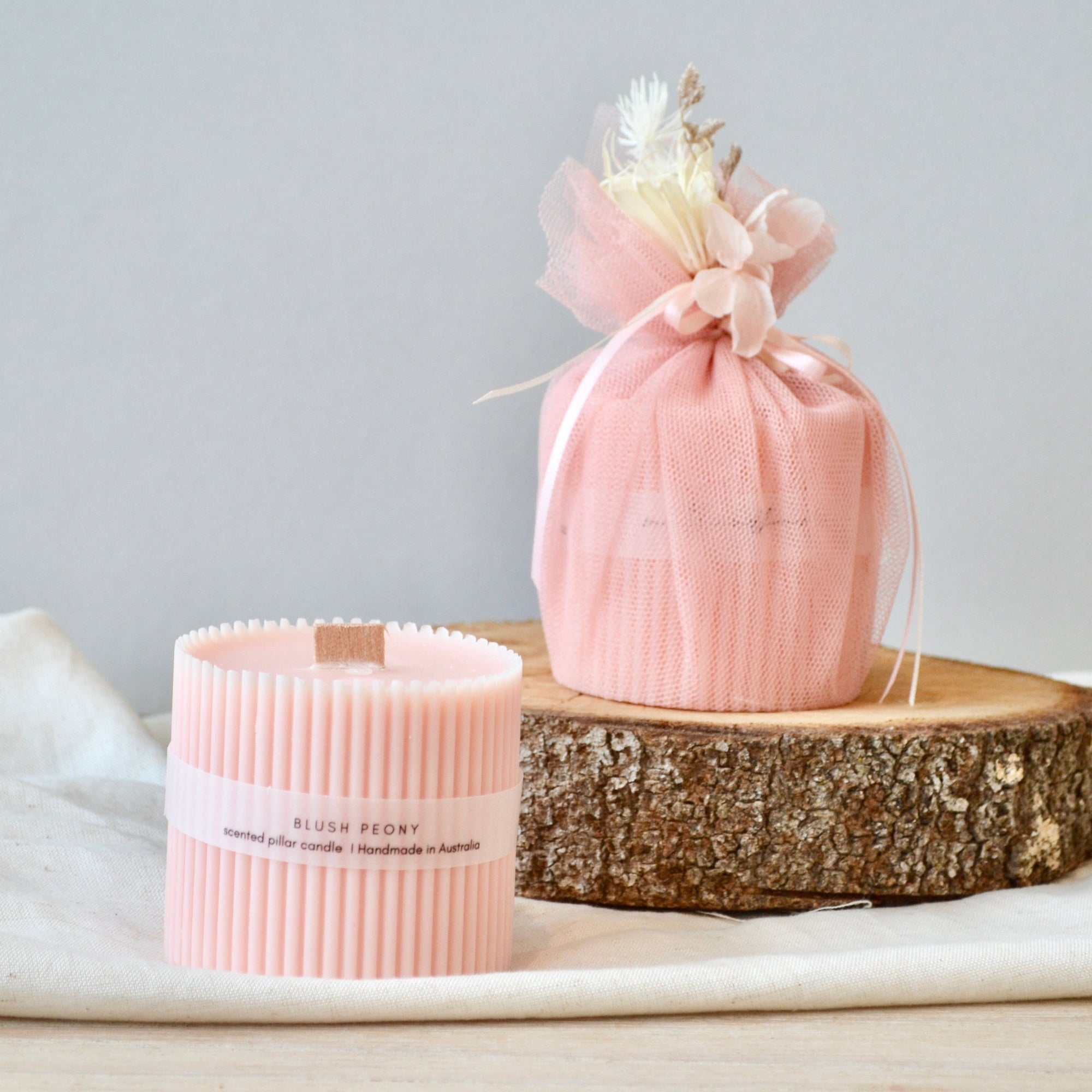 scented pillar candle